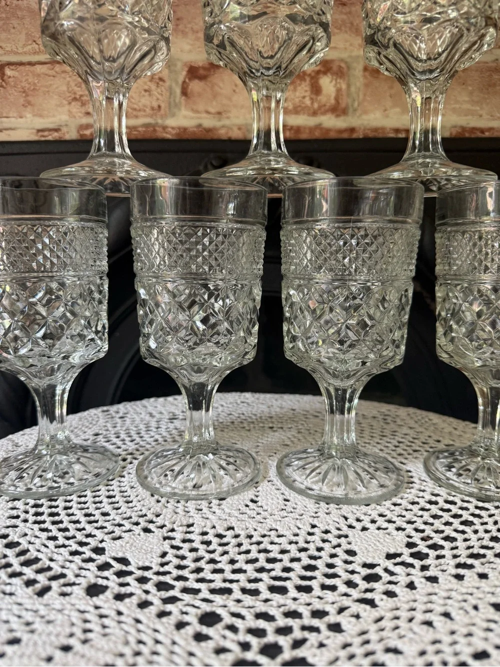 Wexford Stemmed Wine Glasses Stemware Goblet Set - 8-Piece